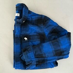 Abercrombie kids boys flannel shirt size 11/12